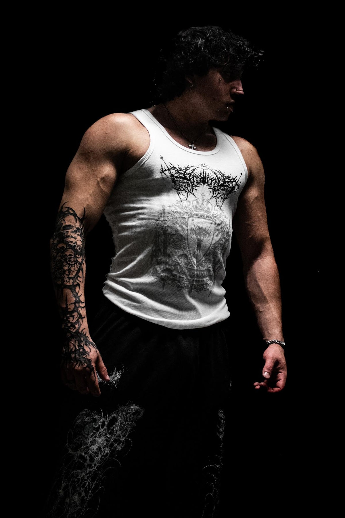 ETERNAL SOVEREIGN I
RIBBED TANK — Ivory Ash
