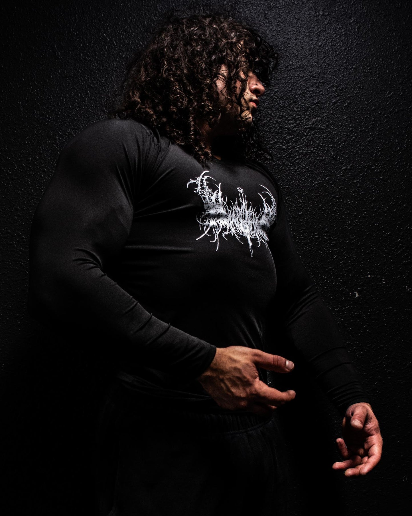 DEATHLINE COMPRESSION (Long Sleeve / Wraith Black) - Veilbound