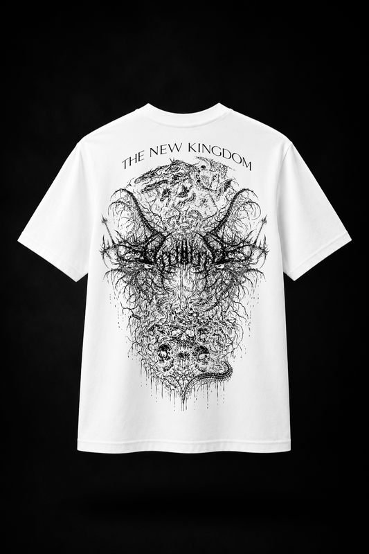 THE NEW KINGDOM — Wraith Black 230 GSM Refined Fit Tee