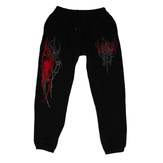 Premium Heavyweight Phantom Joggers (Crimson)