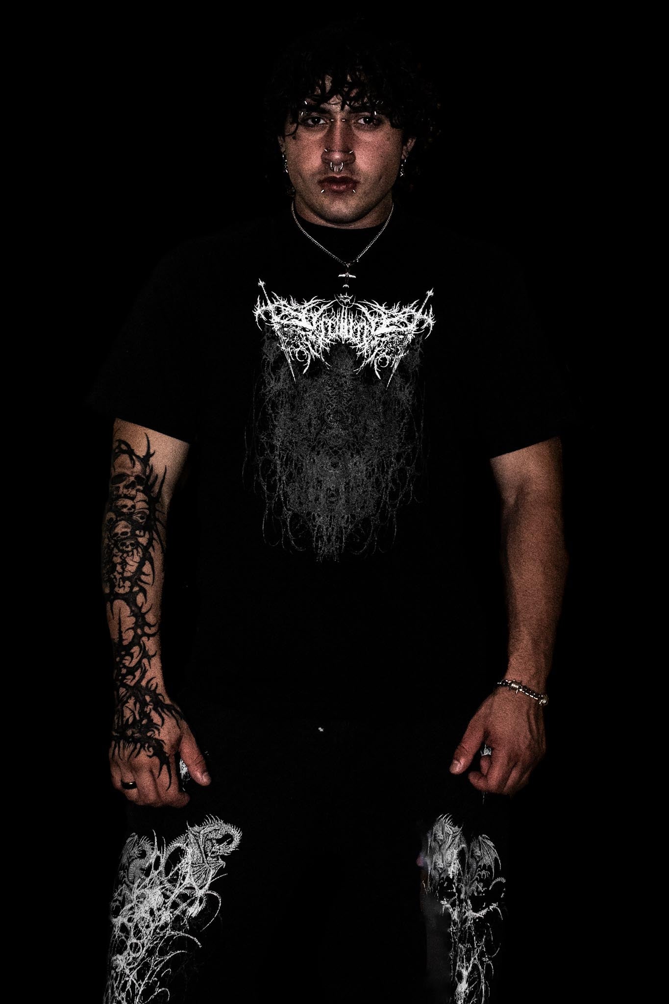 ETERNAL SOVEREIGN I — Wraith Black 220GM Refined Fit Tee