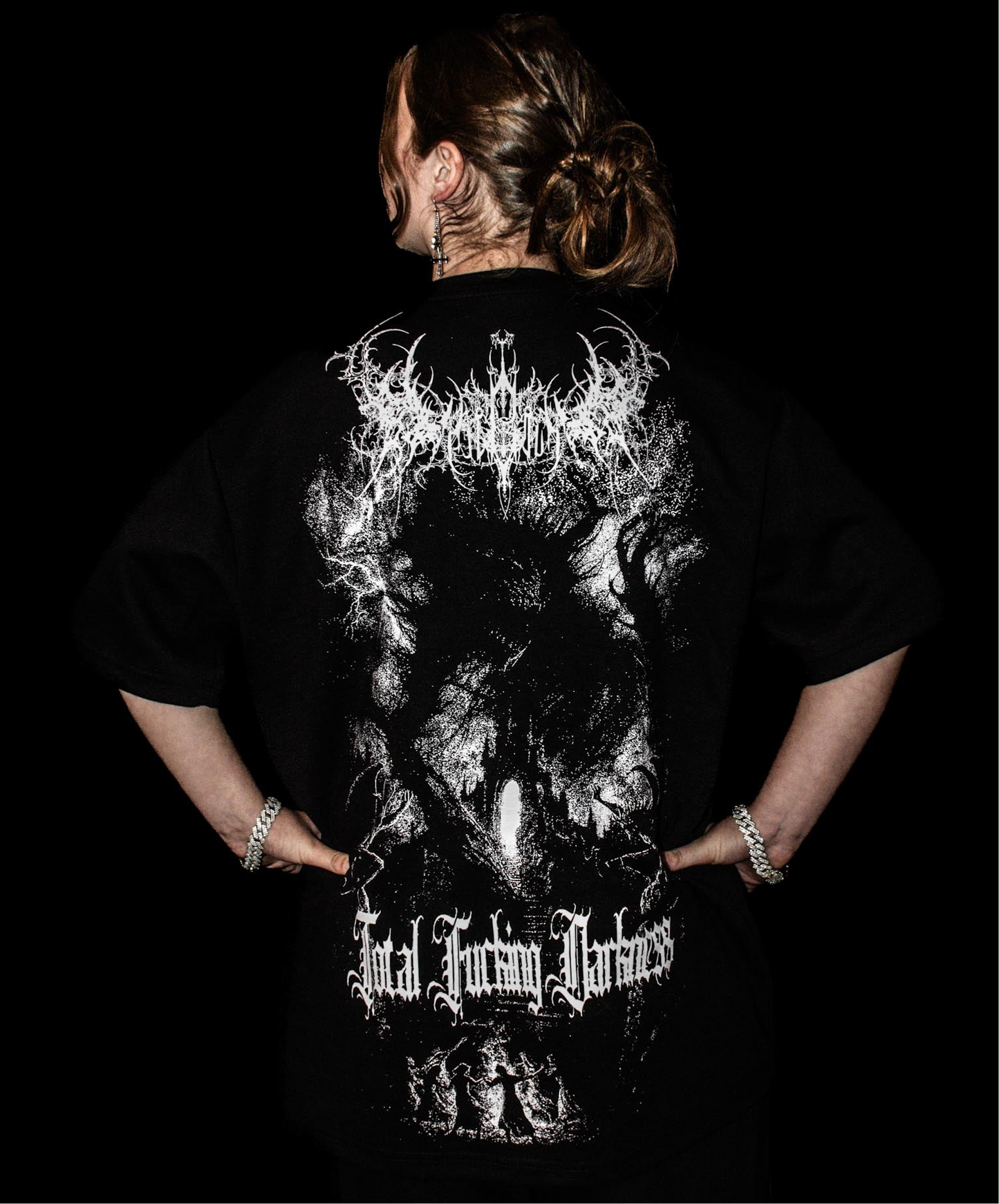 TFD I — NOCTURNAL SACRAMENT TEE — 300GSM (Wraith Black)