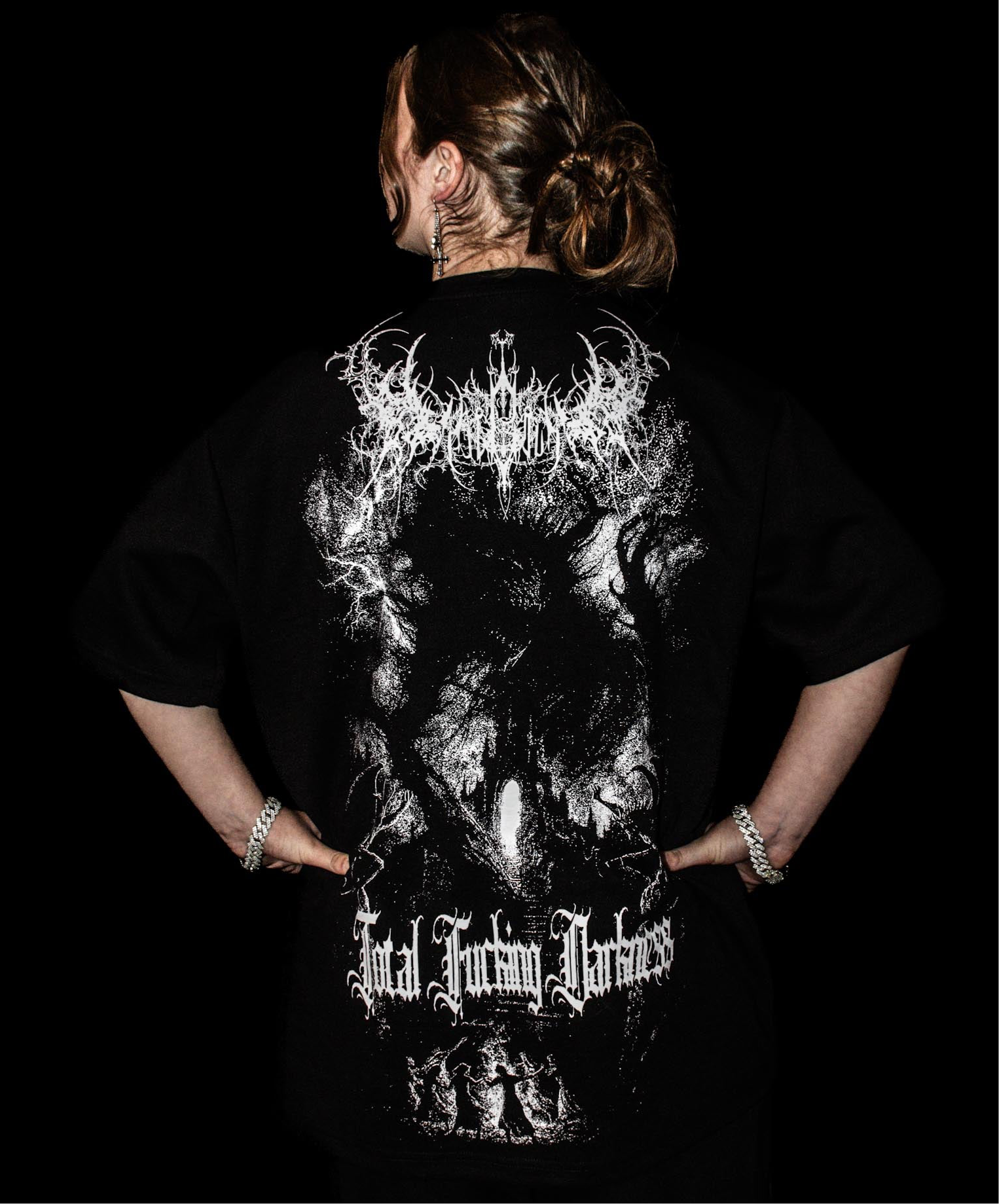 TFD I — NOCTURNAL SACRAMENT TEE — 300GSM (Wraith Black)