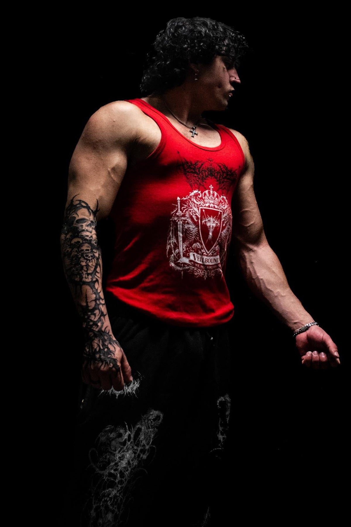 ETERNAL SOVEREIGN I
RIBBED TANK — Crimson Sacrament