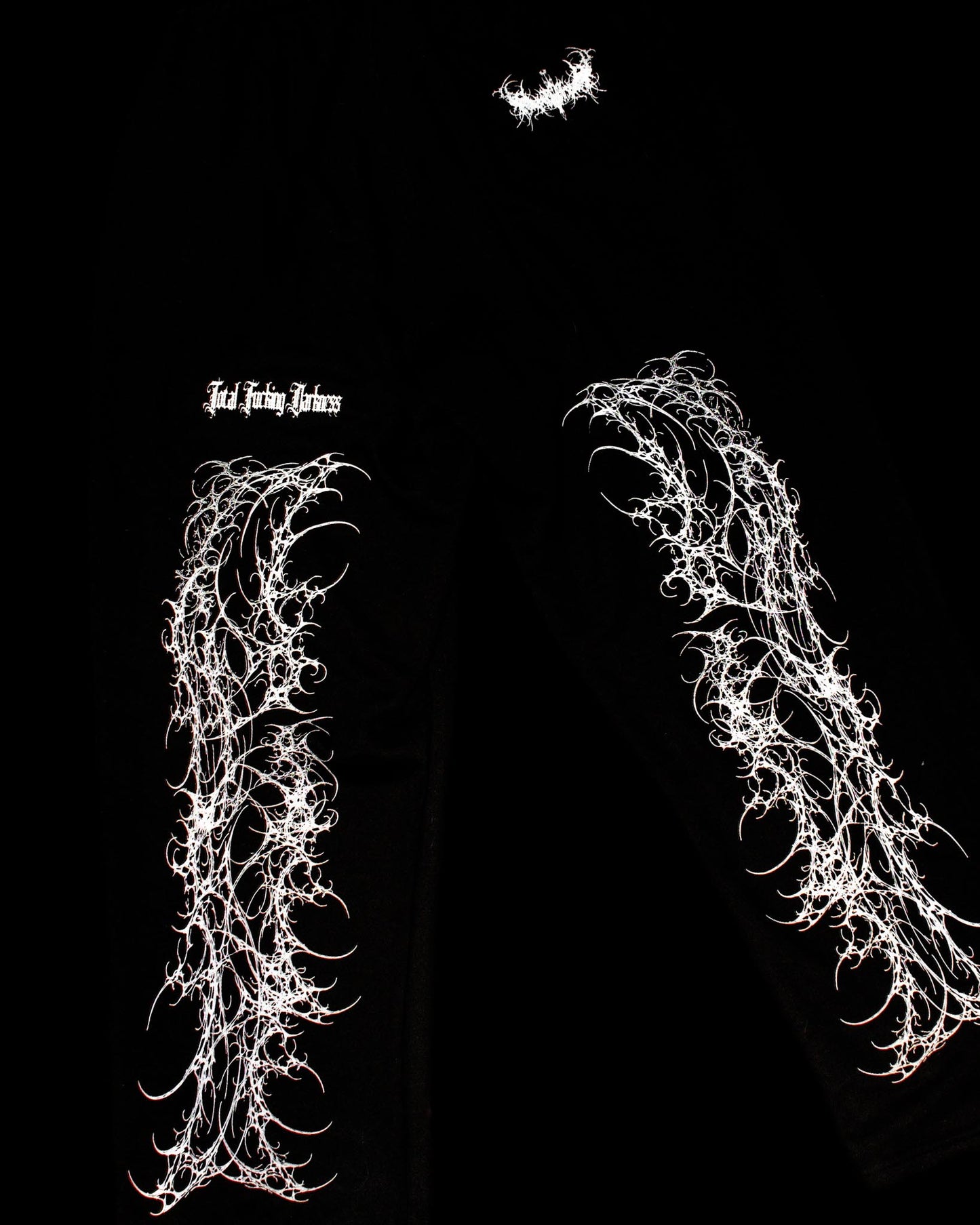 TFD II — SIGIL OF DOMINION Un-Cuffed Sweatpants (Wraith Black) 500GSM. SOLID.