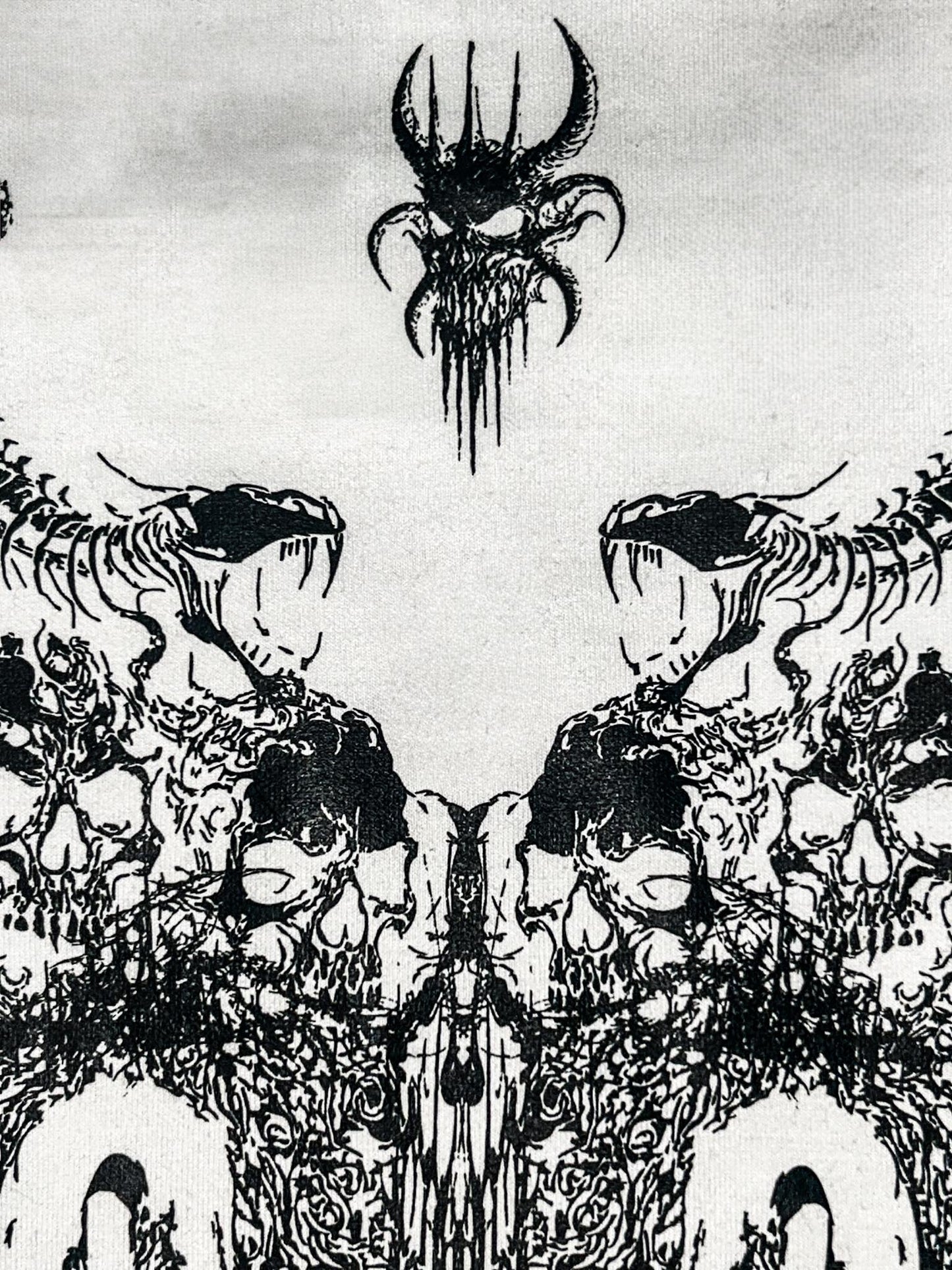 DEATHLINE I SHIRT (Bleached Void) 300 GSM. HEAVY. LIMITED - Veilbound
