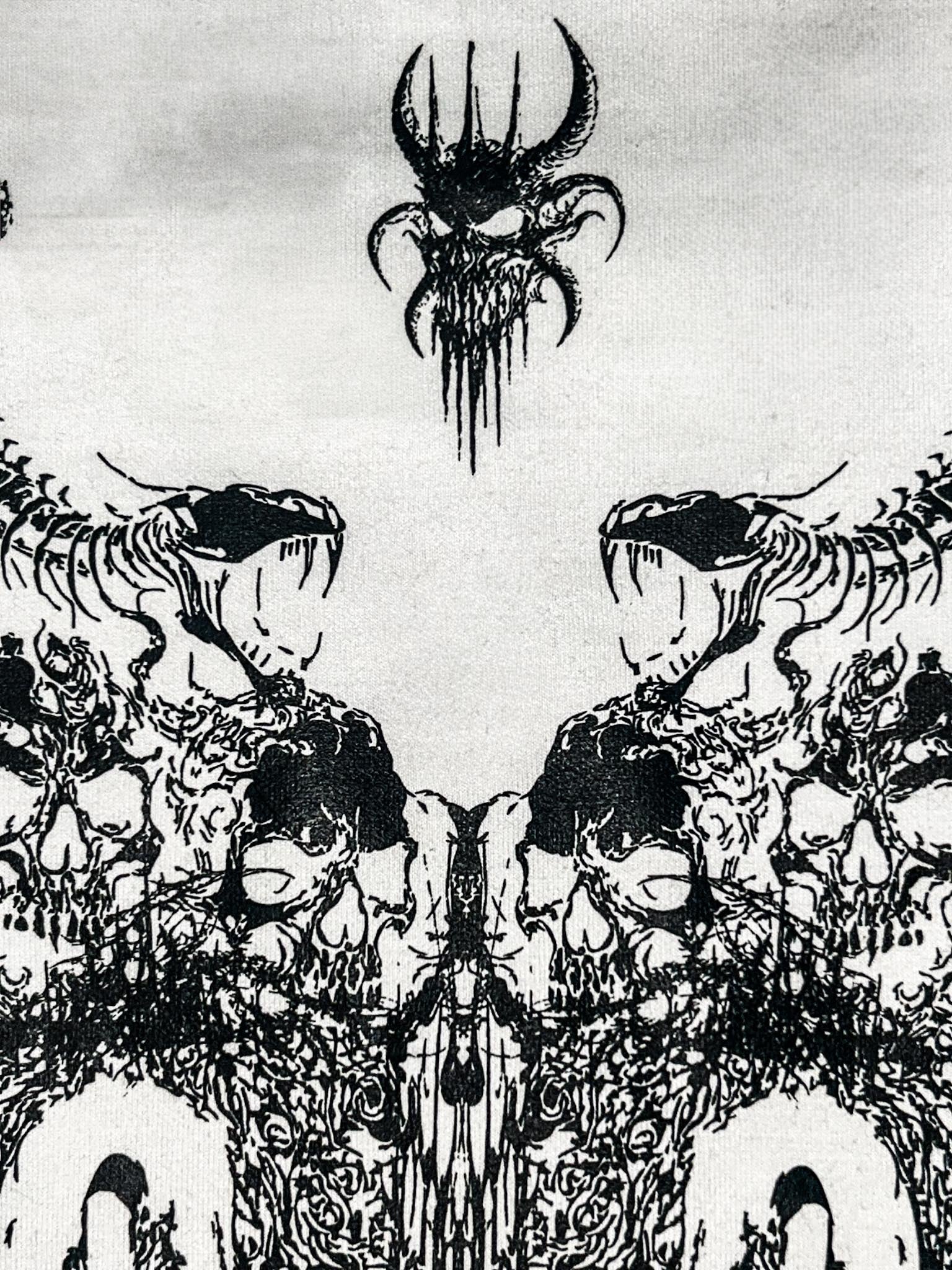 DEATHLINE I SHIRT (Bleached Void) 300 GSM. HEAVY. LIMITED - Veilbound
