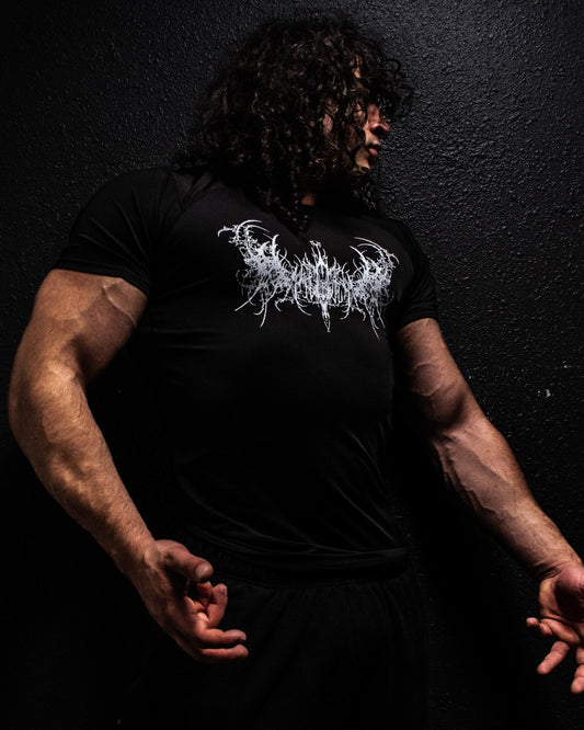 DEATHLINE COMPRESSION (Short Sleeve / Wraith Black) - Veilbound