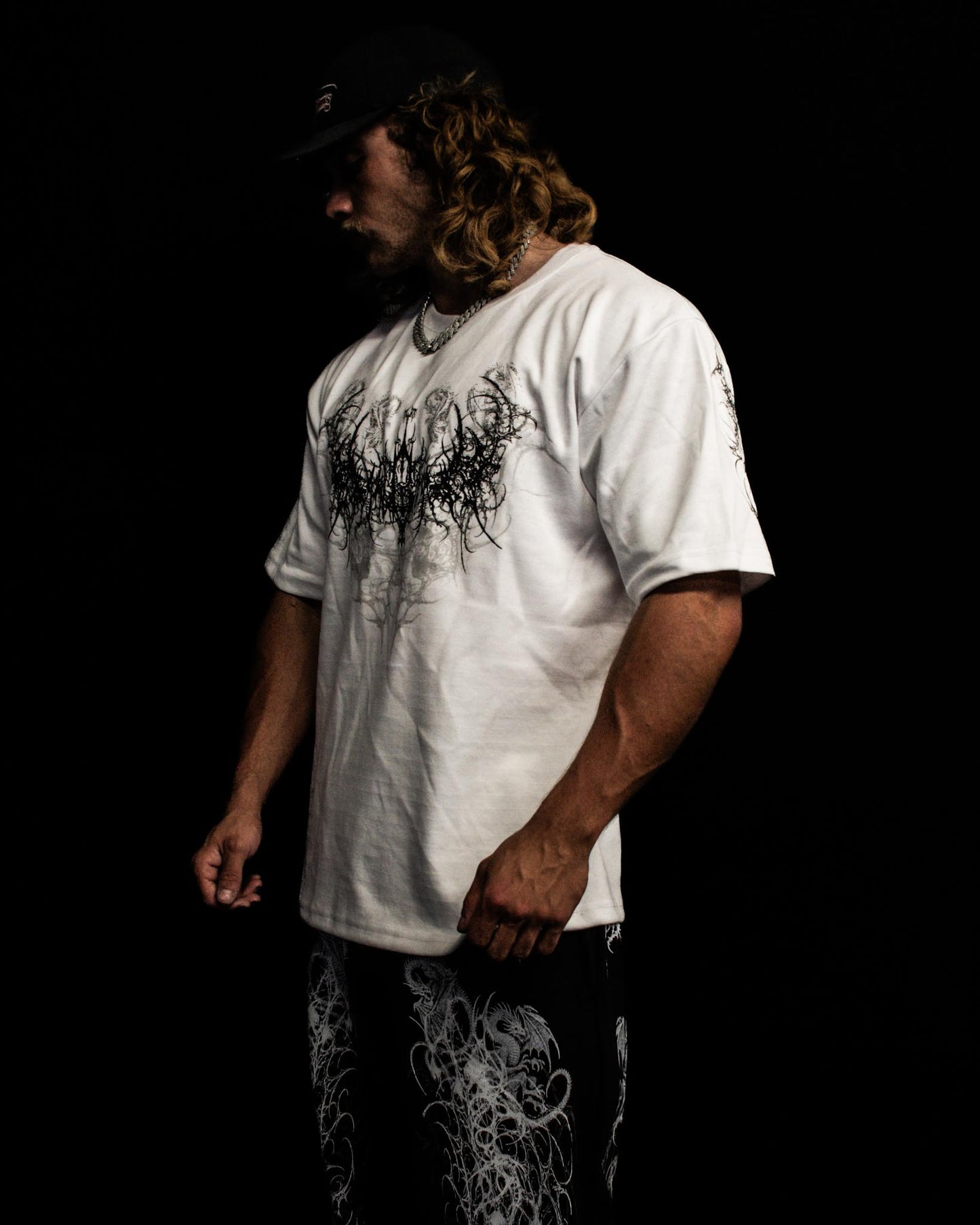 OBLIVION_01 SHIRT (Bleached Void) 300 GSM. HEAVY. LIMITED