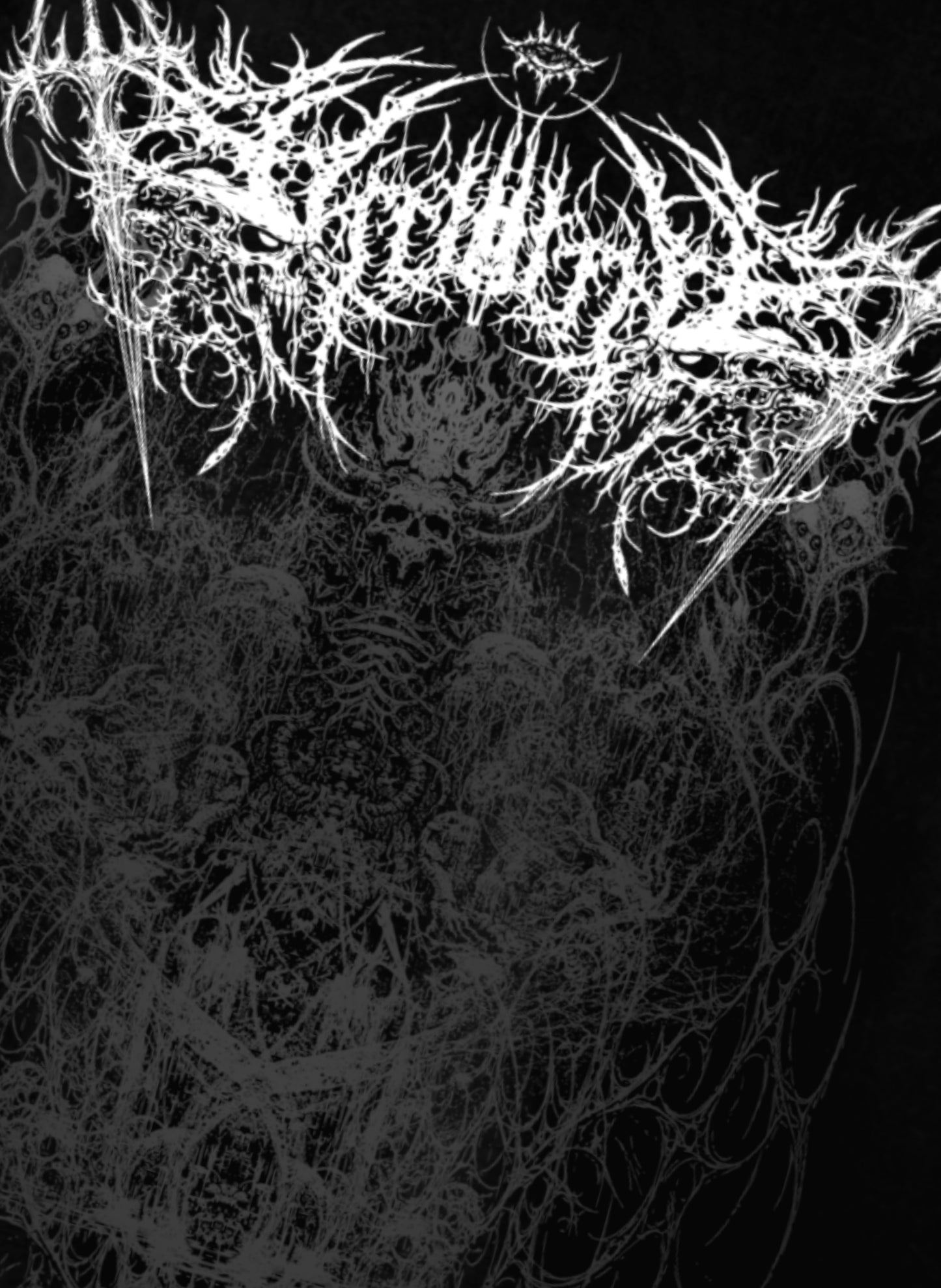 ETERNAL SOVEREIGN I — Wraith Black 300 GSM Heavyweight Oversized Shirt