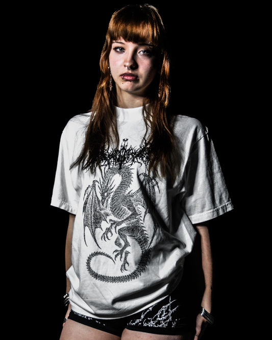 Dragon Tee (Bleached Void) 240GSM