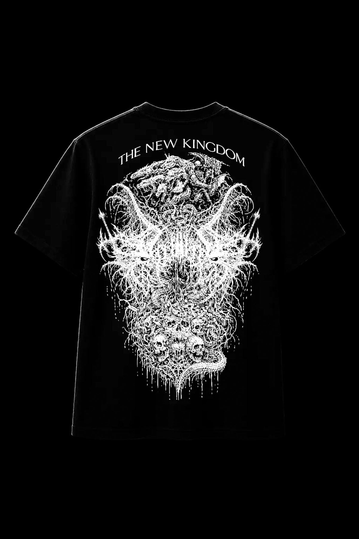 THE NEW KINGDOM — Wraith Black 230 GSM Refined Fit Tee