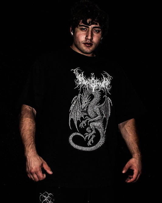 Dragon Tee (Wraith Black) 240GSM