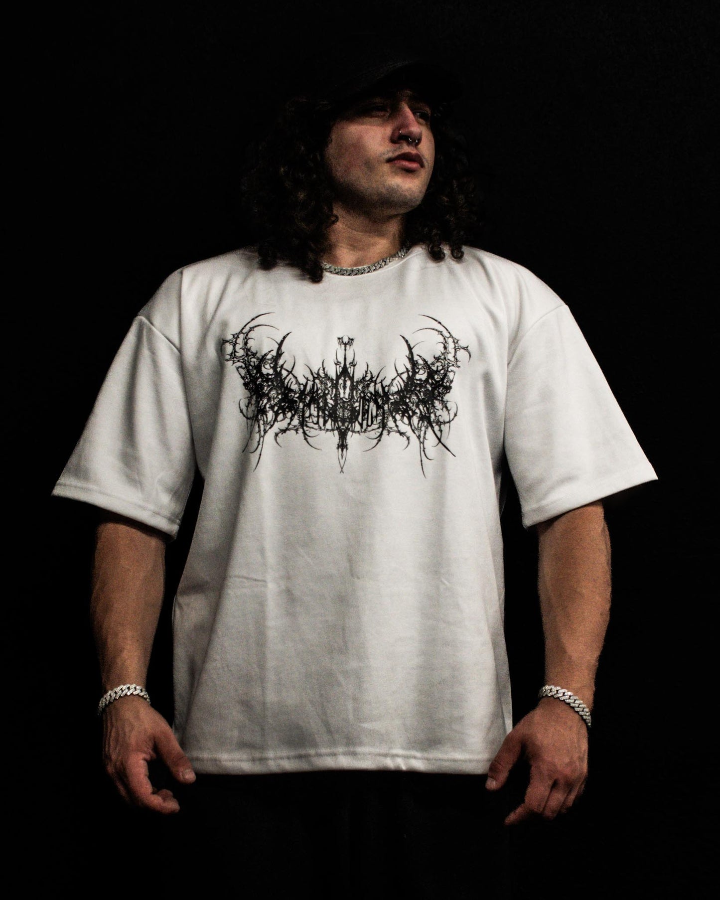 DEATHLINE I SHIRT (Bleached Void) 300 GSM. HEAVY. LIMITED