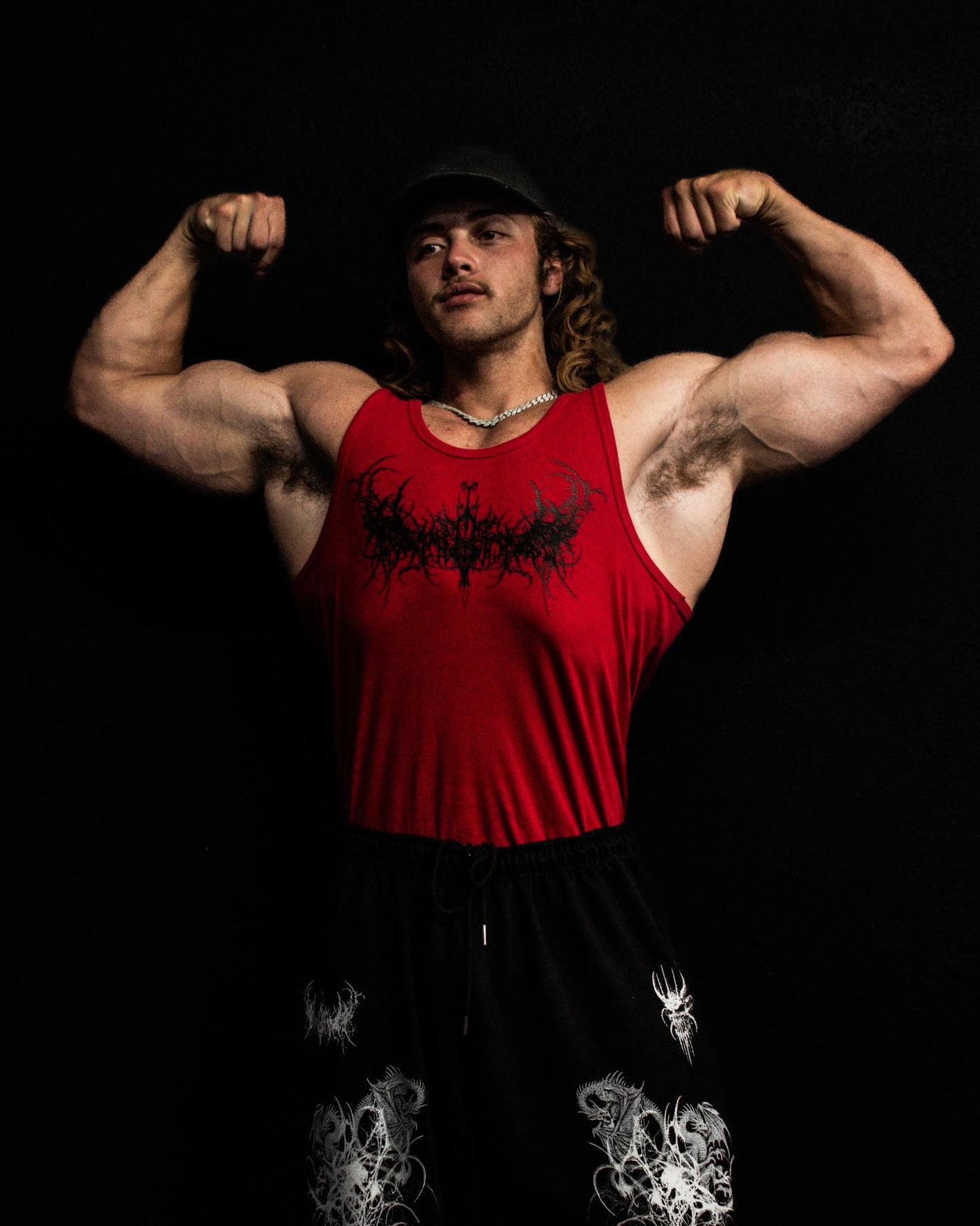 DEATHLINE RIBBED TANK (Blood Red)