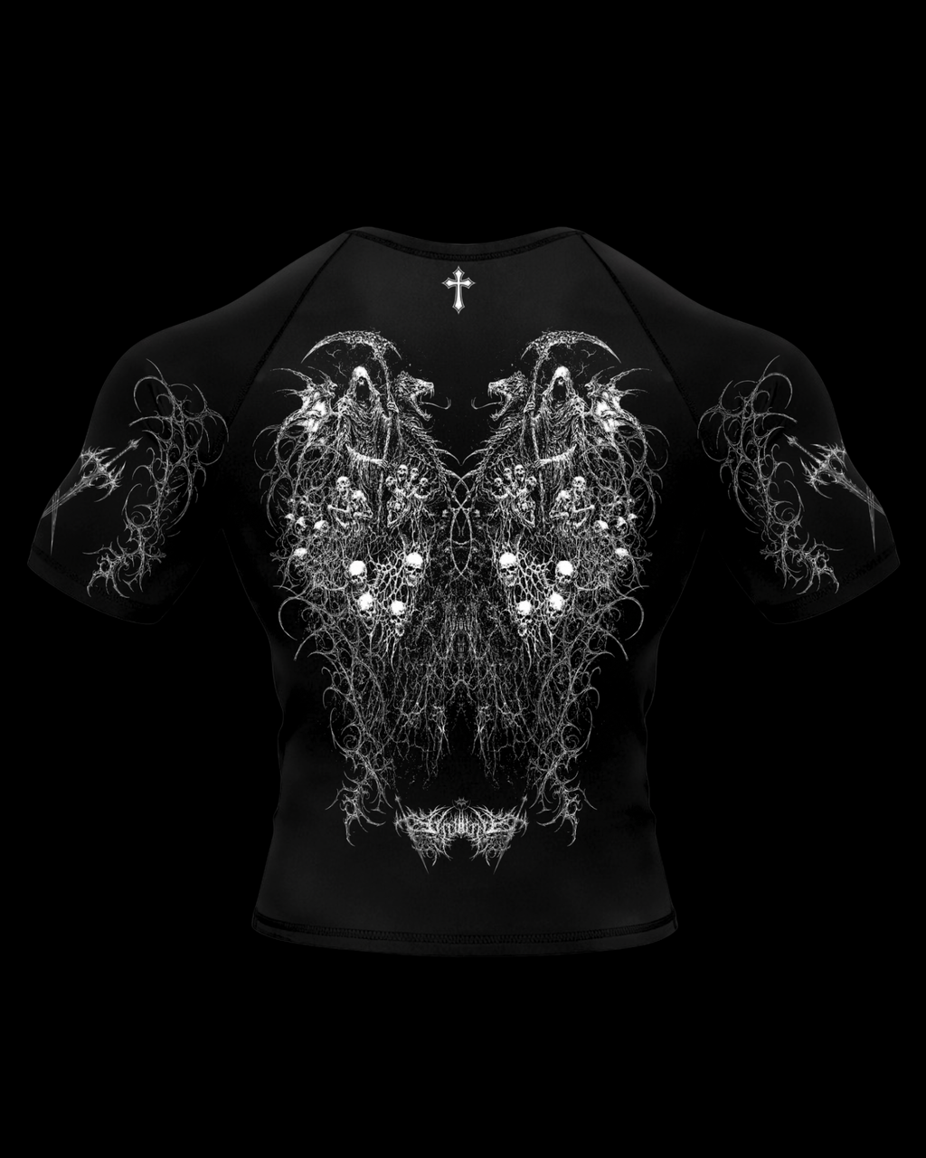 ETERNAL SOVEREIGN I — Wraith Black 220 GSM Compression Shirt