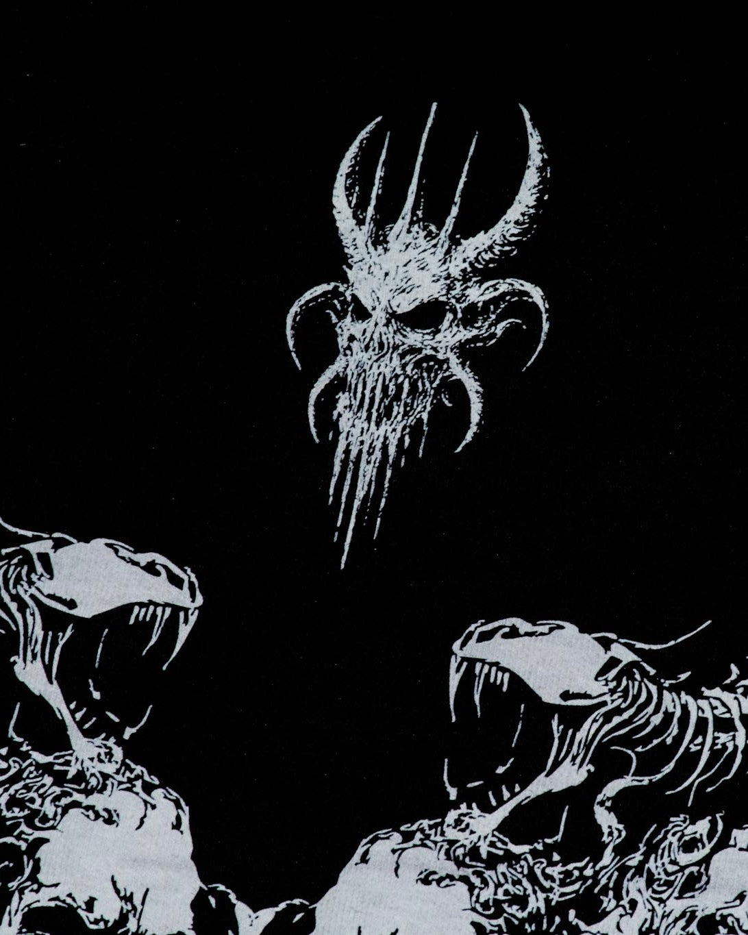 DEATHLINE I SHIRT (Wraith Black) 300 GSM. DENSE. LIMITED. - Veilbound