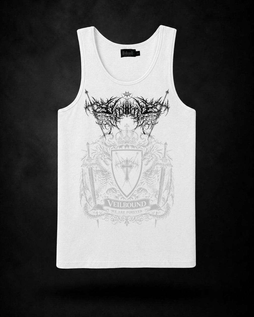 ETERNAL SOVEREIGN I
RIBBED TANK — Ivory Ash