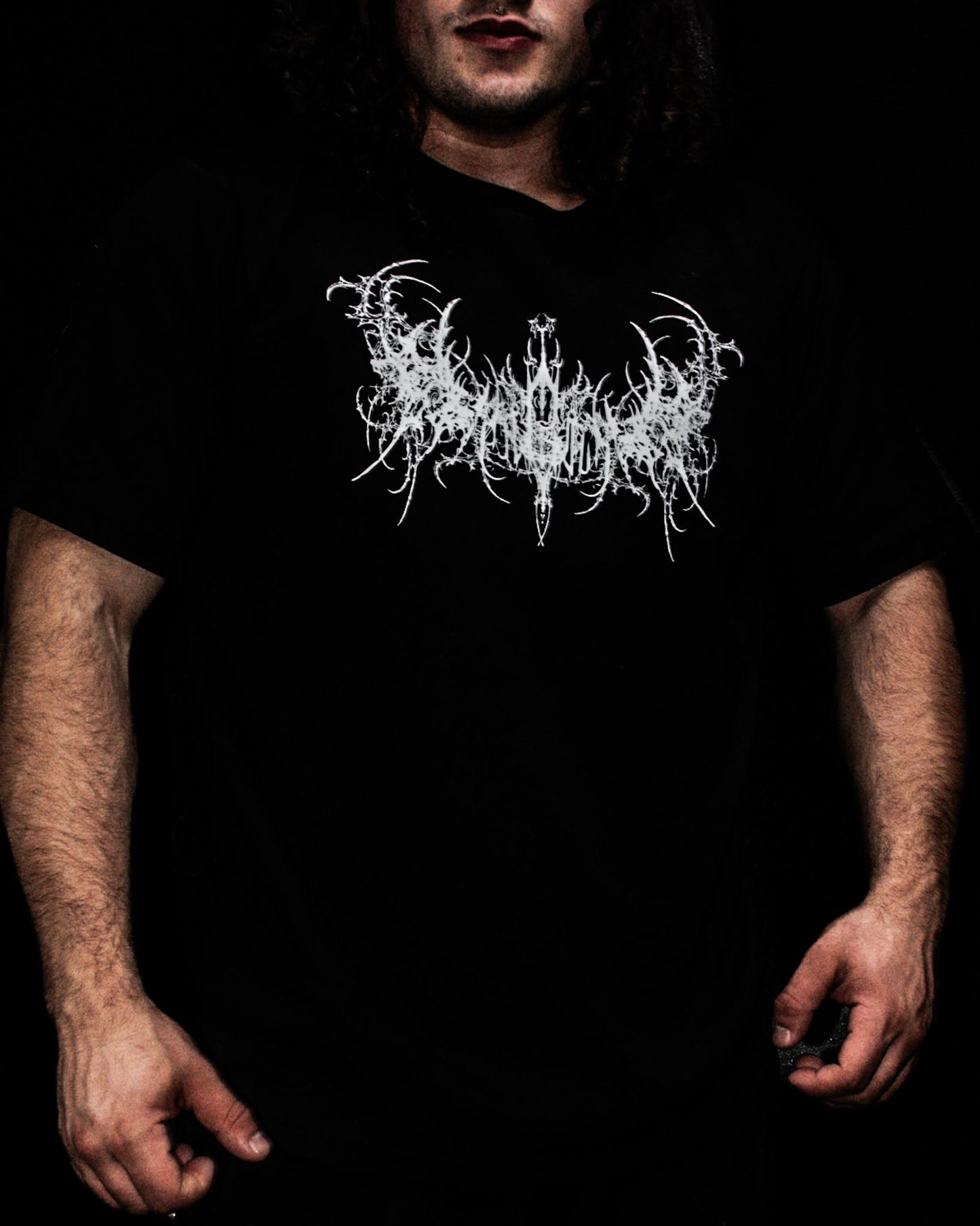 DEATHLINE I SHIRT (Wraith Black) 300 GSM. DENSE. LIMITED.
