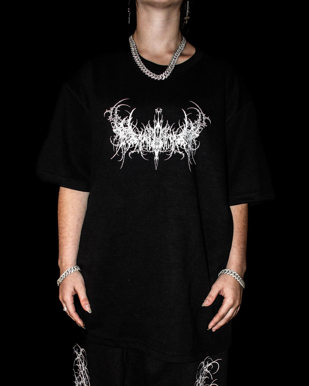 TFD I —  CATHEDRAL WAR TEE — 300GSM (Wraith Black)