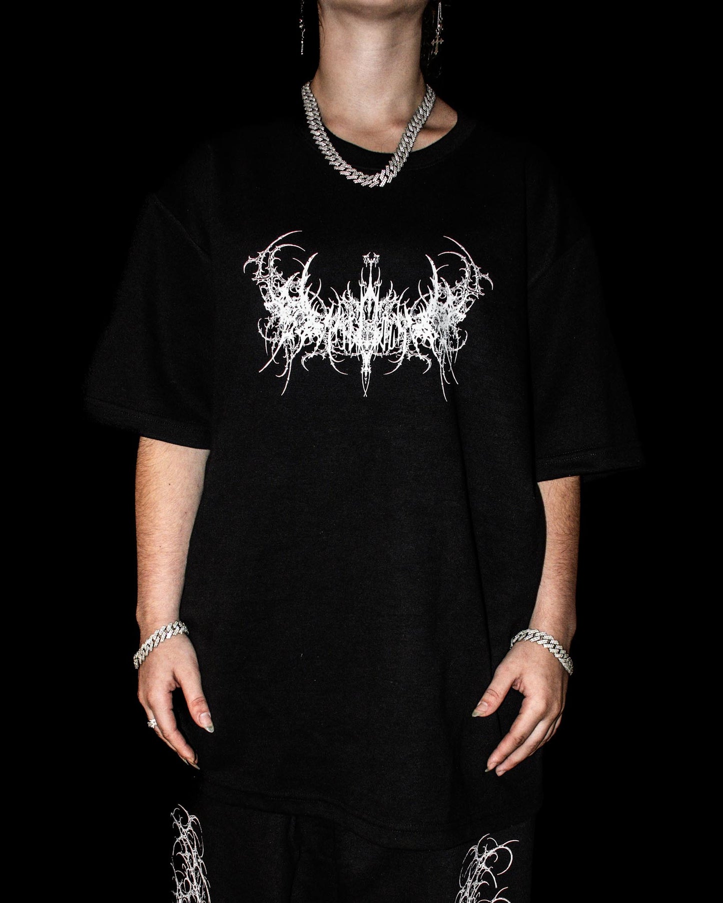 TFD I —  CATHEDRAL WAR TEE — 300GSM (Wraith Black)
