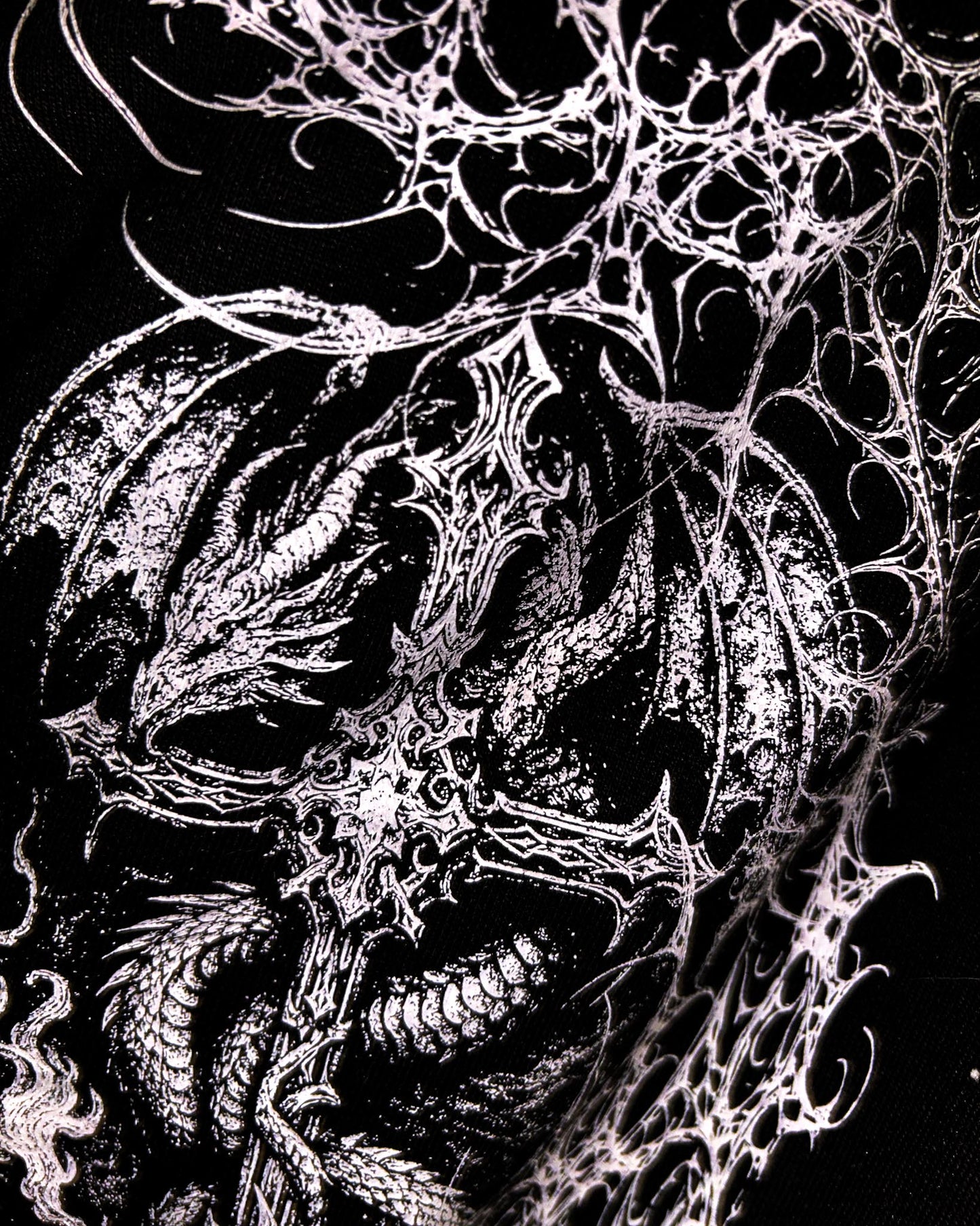 TFD II — SIGIL OF DOMINION Un-Cuffed Sweatpants (Wraith Black) 500GSM. SOLID.