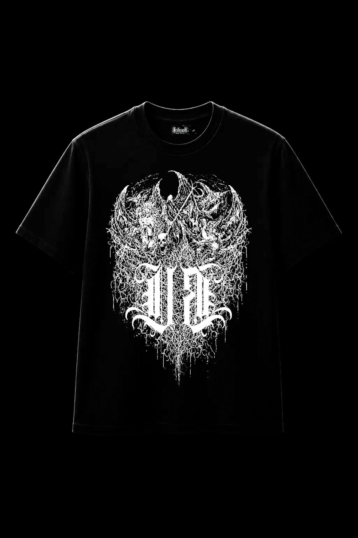 THE NEW KINGDOM — Wraith Black 230 GSM Refined Fit Tee