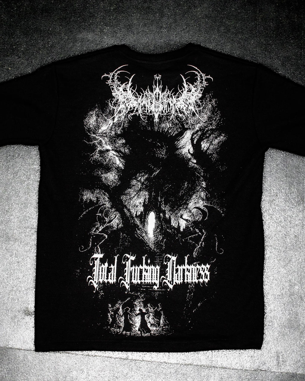TFD I — NOCTURNAL SACRAMENT TEE — 300GSM (Wraith Black)