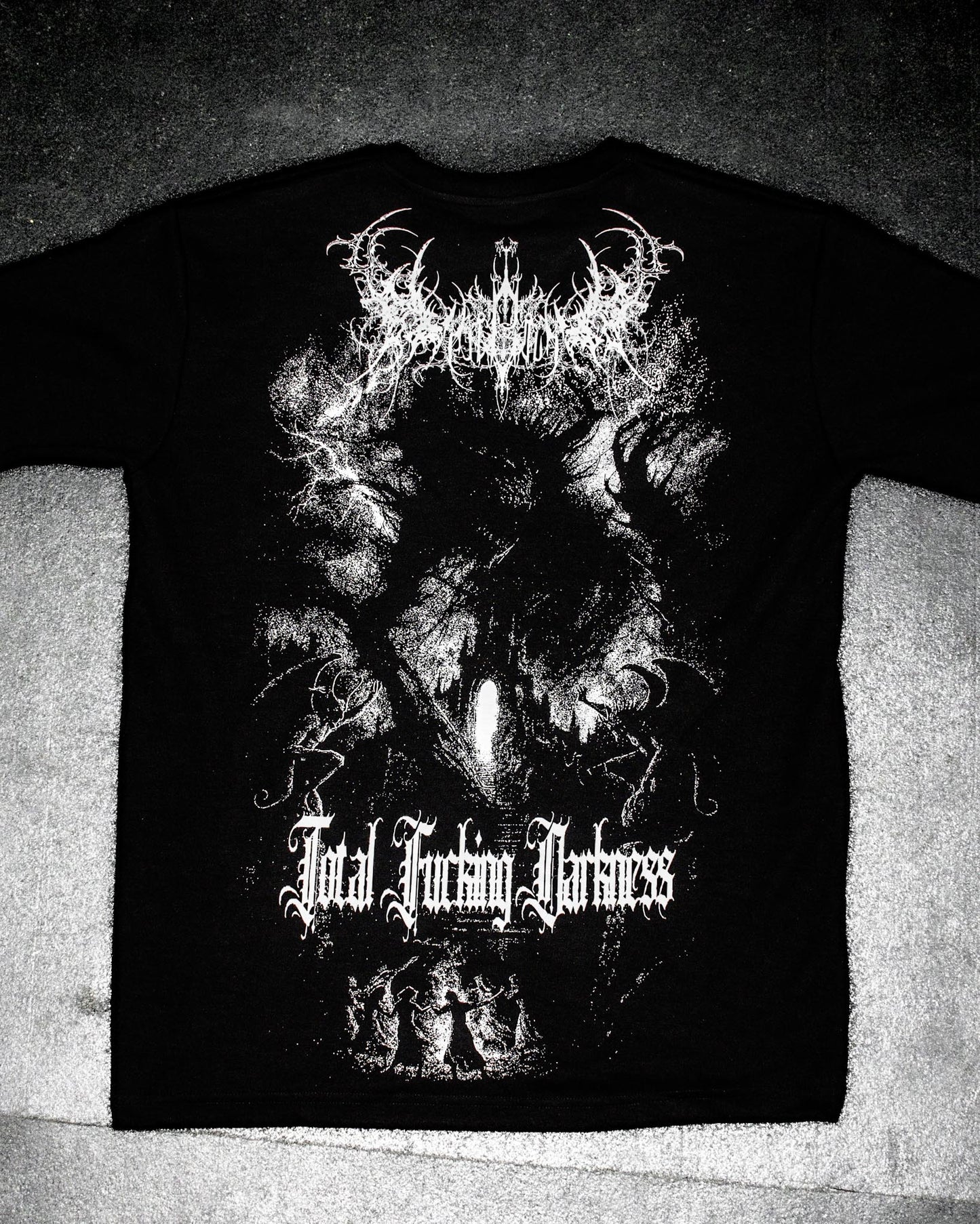TFD I — NOCTURNAL SACRAMENT TEE — 300GSM (Wraith Black)