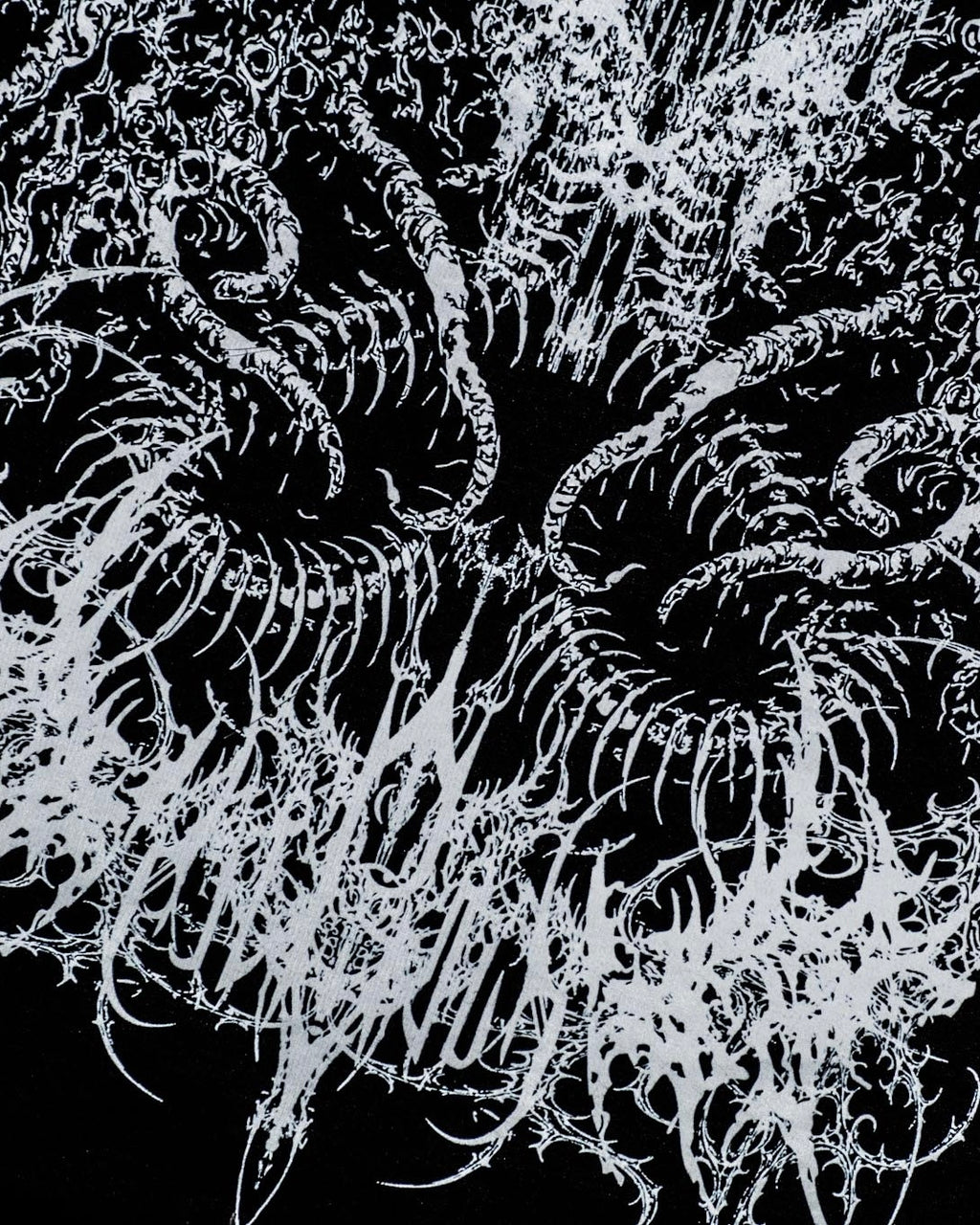 DEATHLINE I SHIRT (Wraith Black) 300 GSM. DENSE. LIMITED. - Veilbound