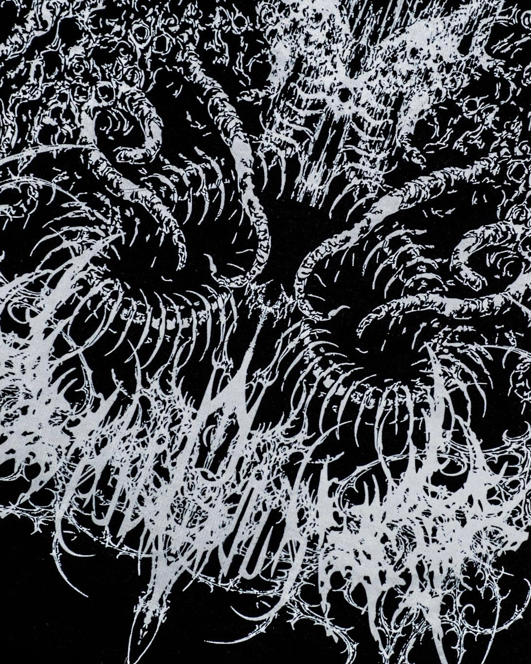 DEATHLINE I SHIRT (Wraith Black) 300 GSM. DENSE. LIMITED. - Veilbound