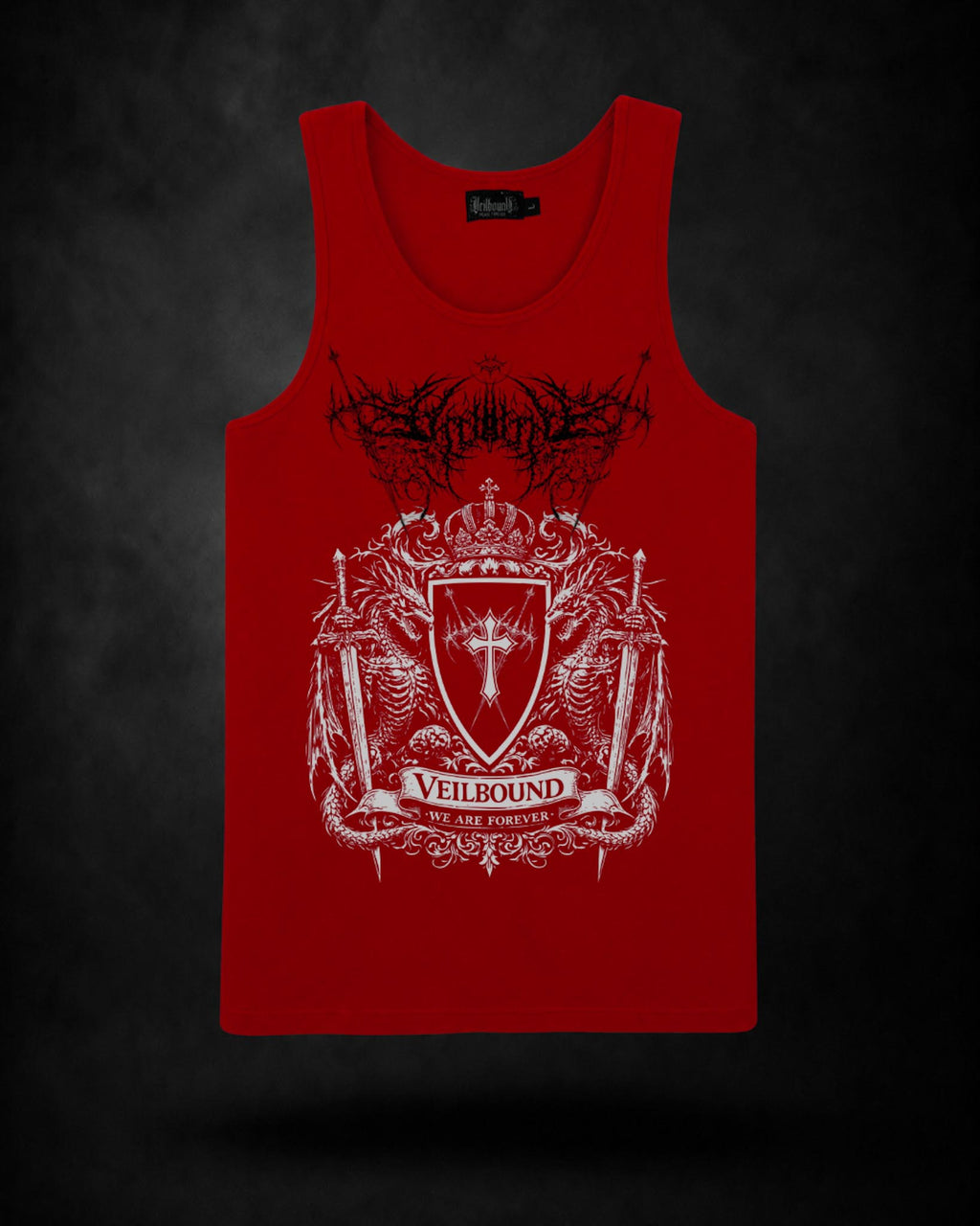 ETERNAL SOVEREIGN I
RIBBED TANK — Crimson Sacrament