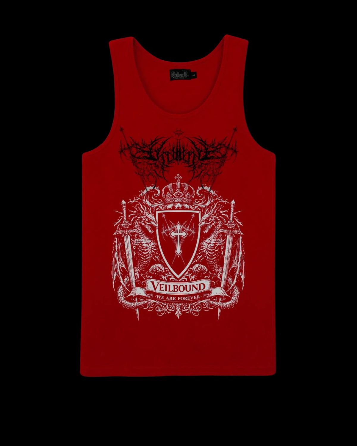ETERNAL SOVEREIGN I
RIBBED TANK — Crimson Sacrament
