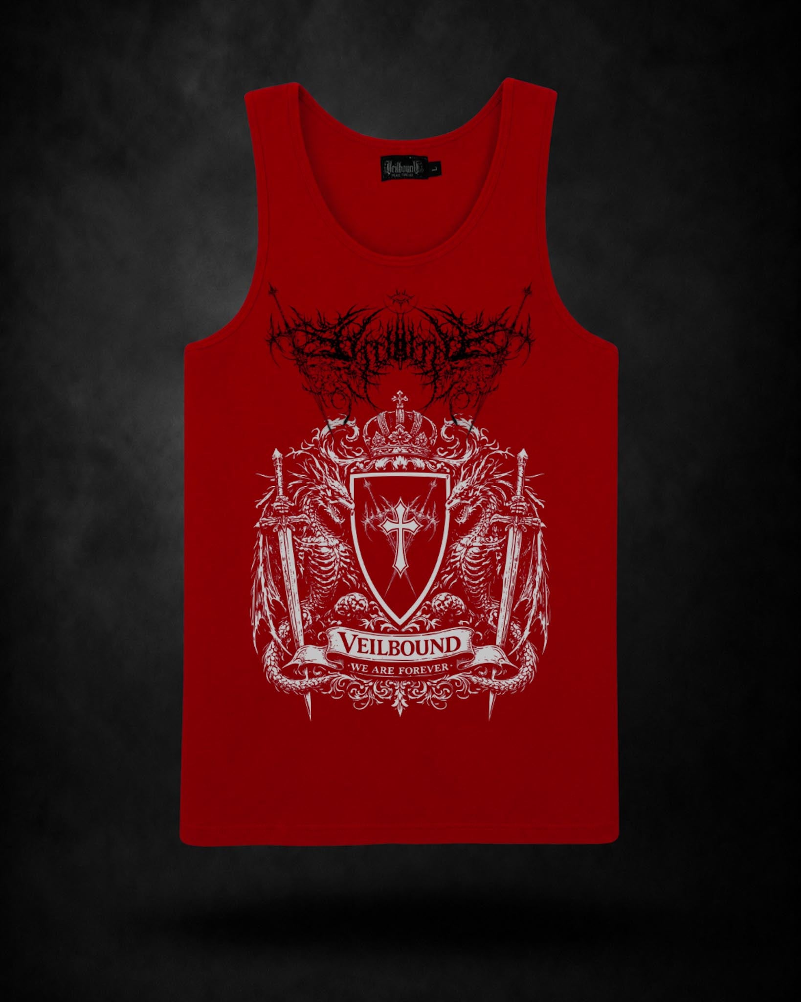 ETERNAL SOVEREIGN I
RIBBED TANK — Crimson Sacrament