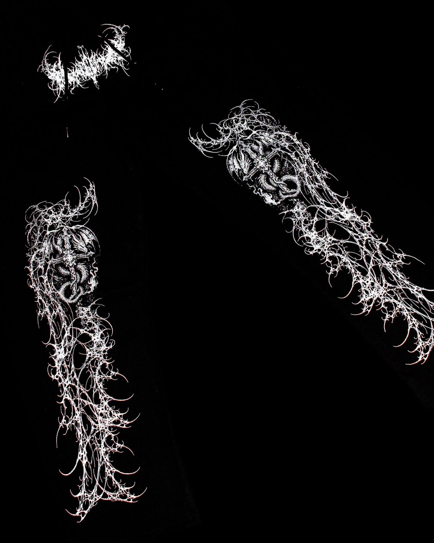 TFD II — SIGIL OF DOMINION Un-Cuffed Sweatpants (Wraith Black) 500GSM. SOLID.