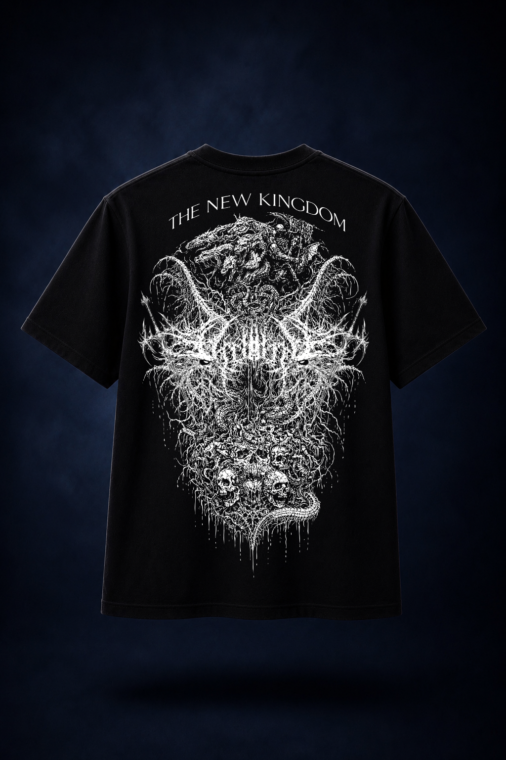 THE NEW KINGDOM — Wraith Black 230 GSM Refined Cotton Shirt